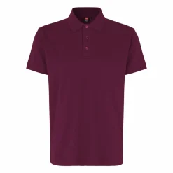 Discount ID Stretch Herre Polo - Bordeaux