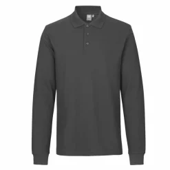 Clearance ID Stretch Herre Polo - Koksgrå