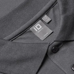 Clearance ID Stretch Herre Polo - Koksgrå