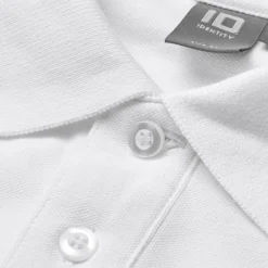 Hot ID Stretch Herre Polo - White