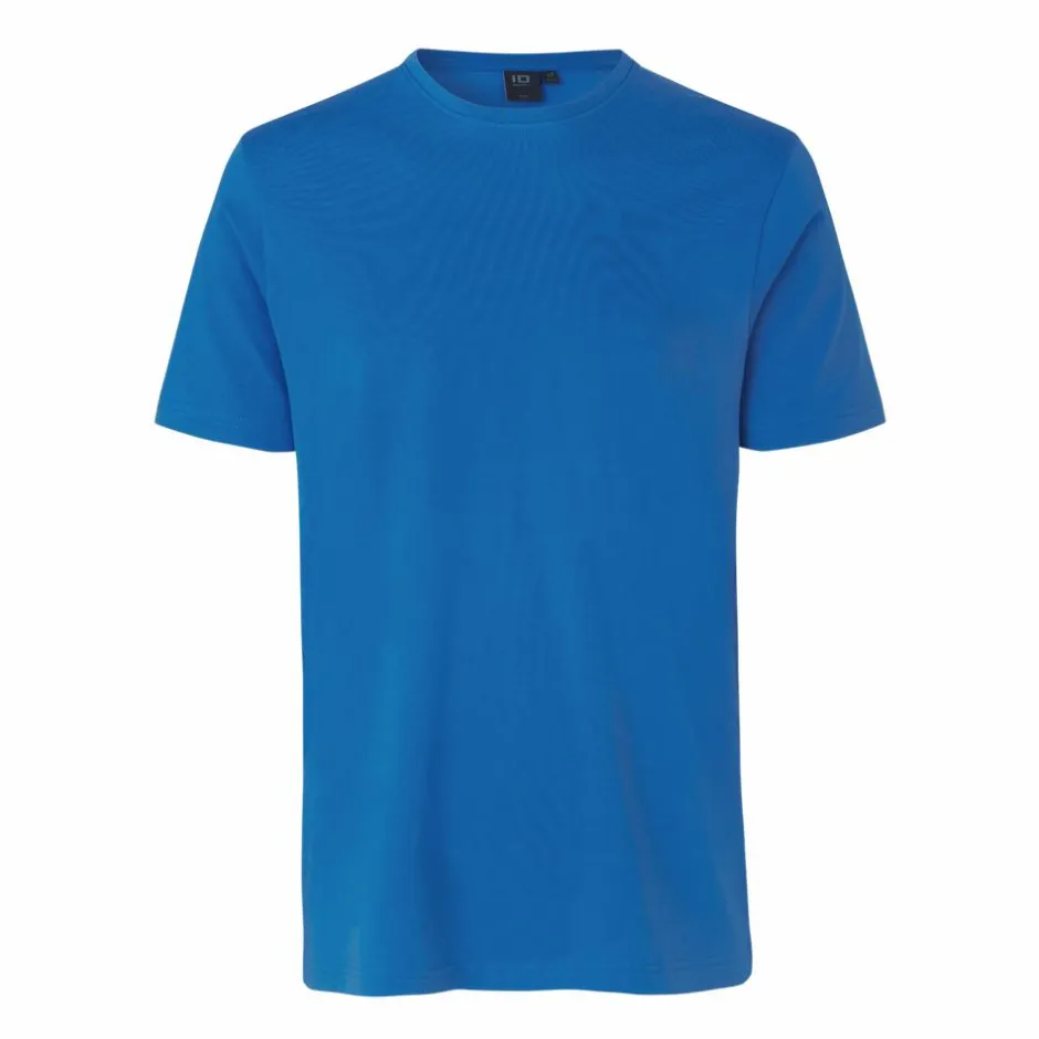 New ID Stretch Herre T-shirt m. stretch - Azur