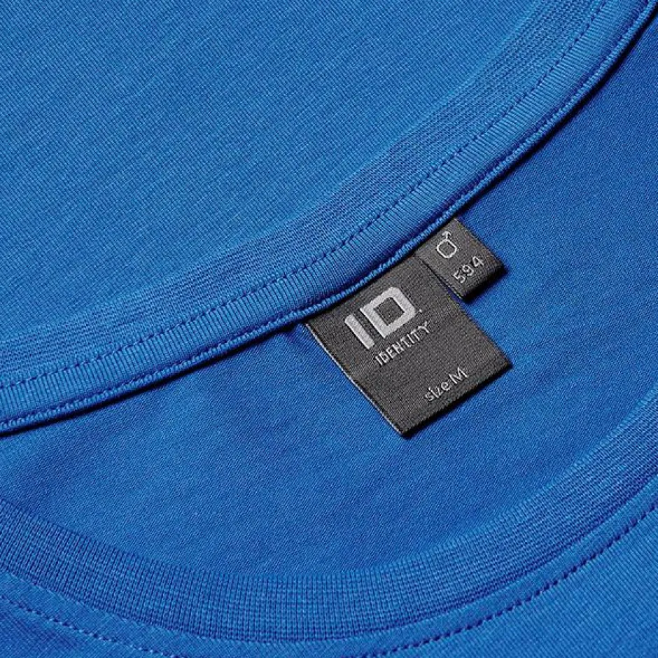 New ID Stretch Herre T-shirt m. stretch - Azur