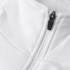 Outlet ID Sweat Herre Cardigan - Hv Hvid