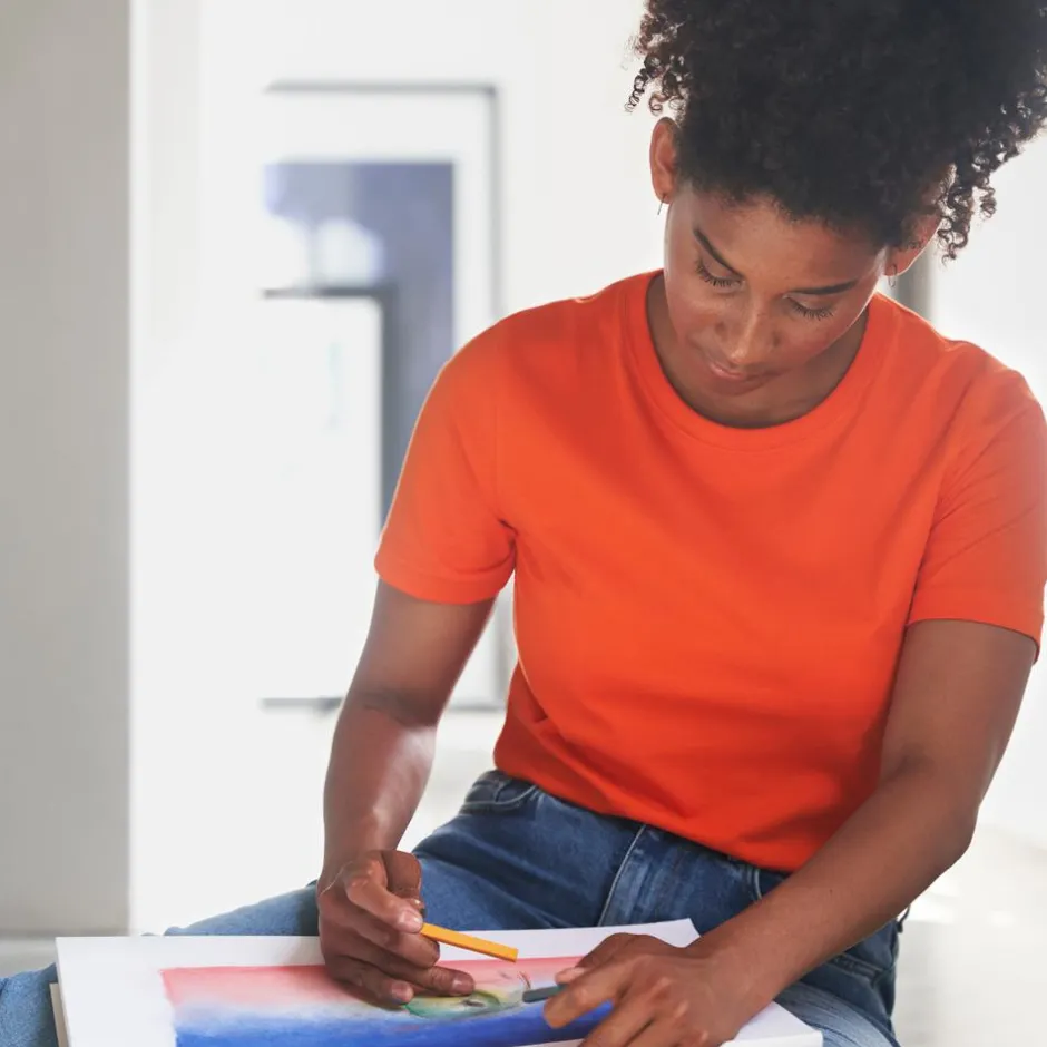 Outlet ID T-time Dame T-shirt - Orange