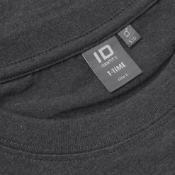Outlet ID T-Time Herre T-shirt - Grafit Melange