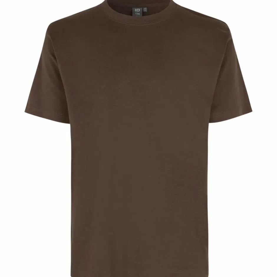 Outlet ID T-Time Herre T-shirt - Mocca