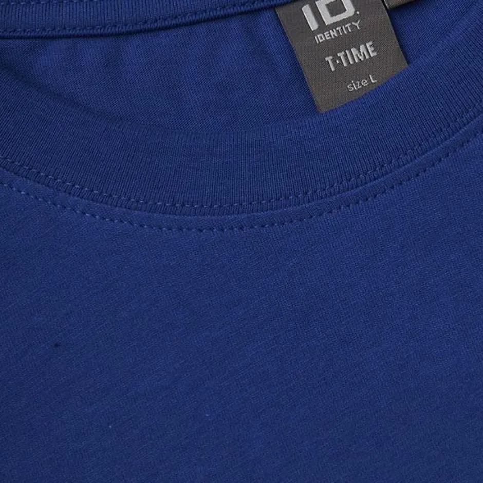 Outlet ID T-Time Herre T-shirt - Royal Blue