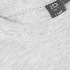 Clearance ID T-Time Herre T-shirt - Snow Melange