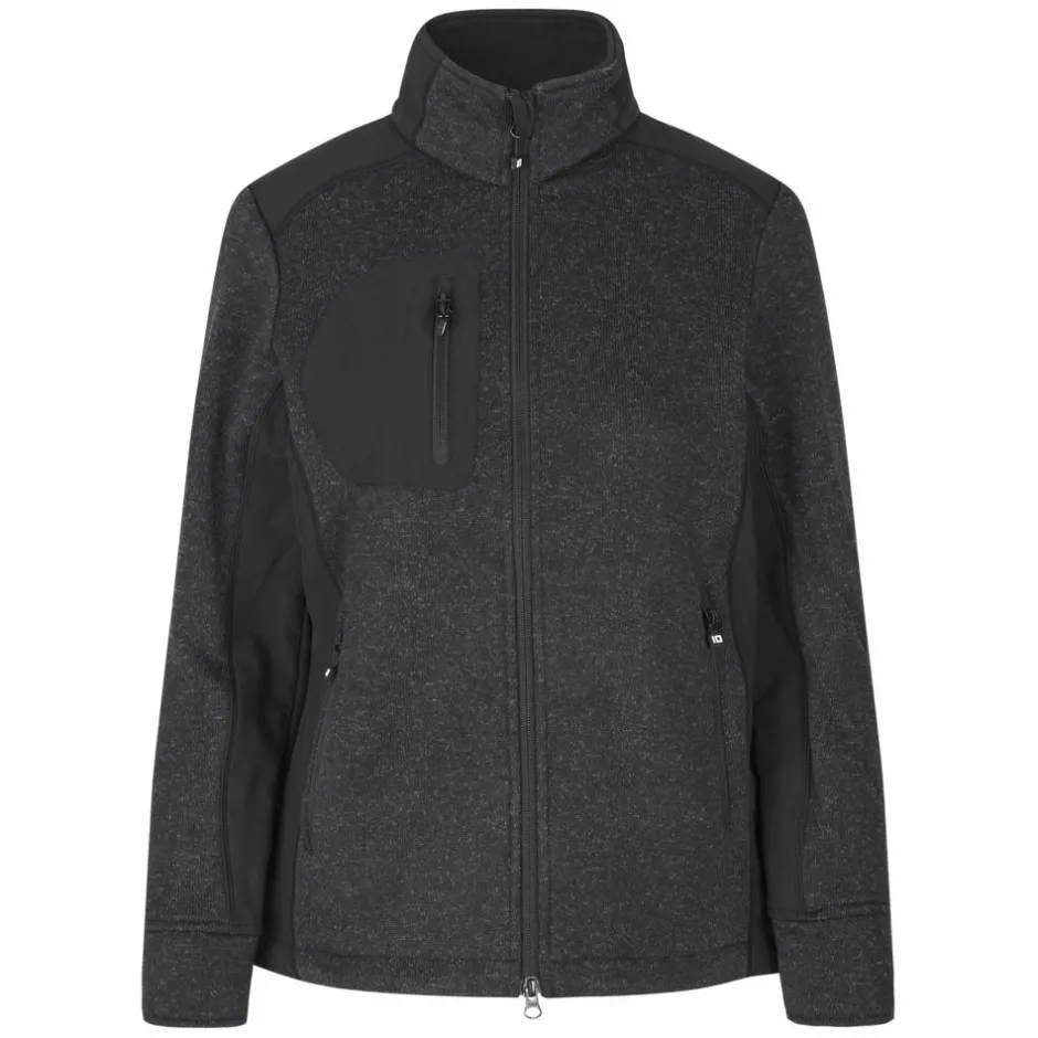 Clearance ID Unisex Fleecejakke - Grafit Melange