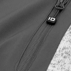 Outlet ID Unisex Fleecejakke - Grå Melange