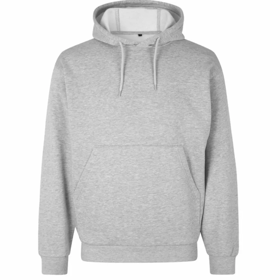 Best ID Unisex Hættetrøje - Grå Melange