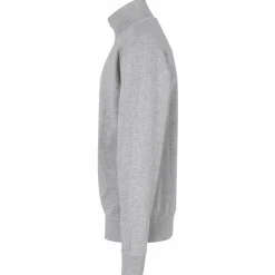 Clearance ID Zip Herre Sweatshirt - Grå Melange