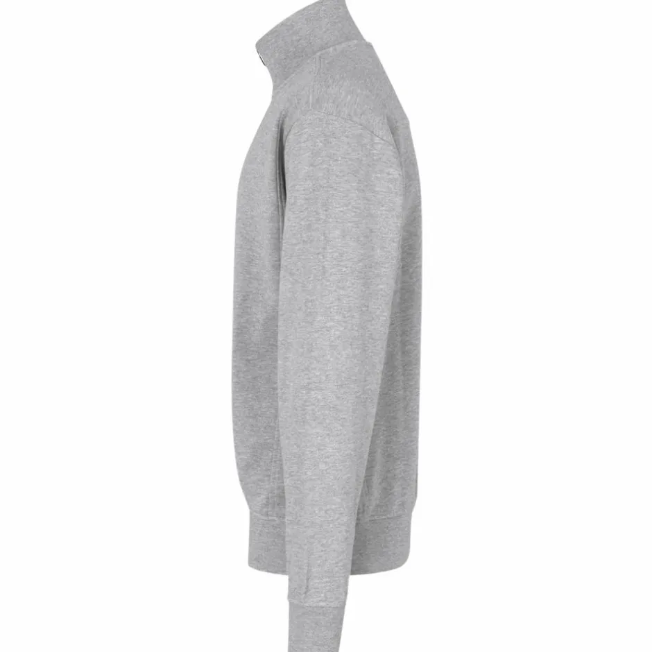 Clearance ID Zip Herre Sweatshirt - Grå Melange