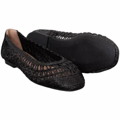 Ideal Shoes Dame Ballerina - Black