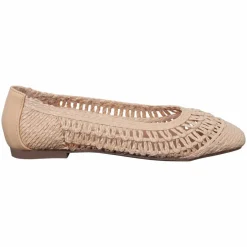 Discount Ideal Shoes Dame Ballerina - Beige