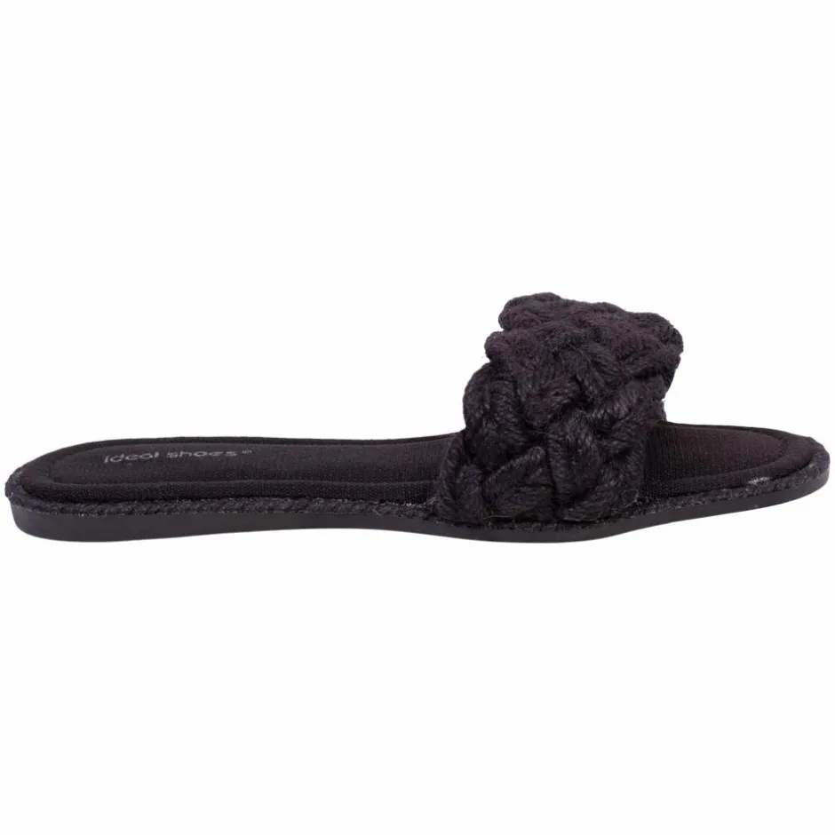 Online Ideal Shoes Dame Sandaler - Black