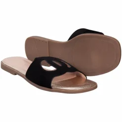 New Ideal Shoes Dame Sandaler - Black