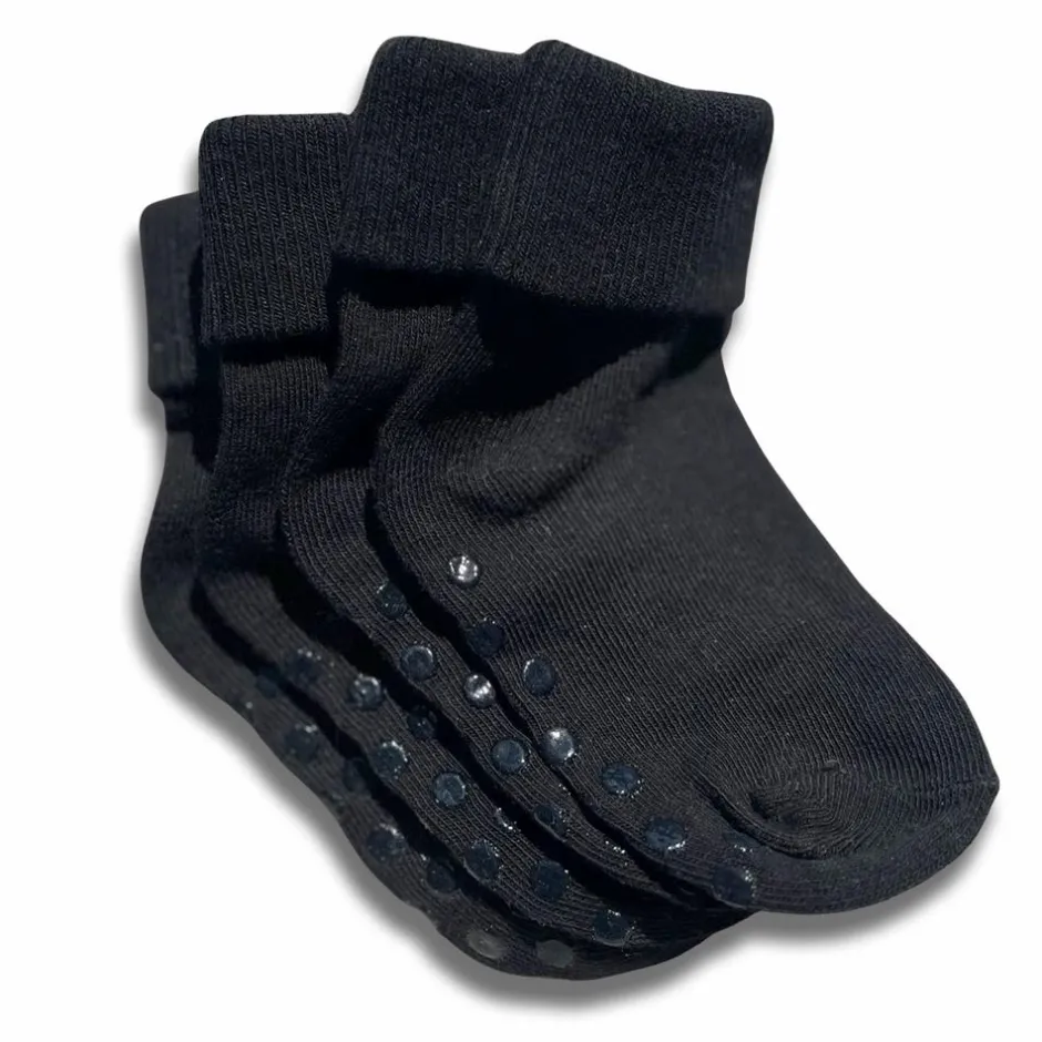 Clearance Impala Ange Børne Strømper m. non-slip - Black/Black