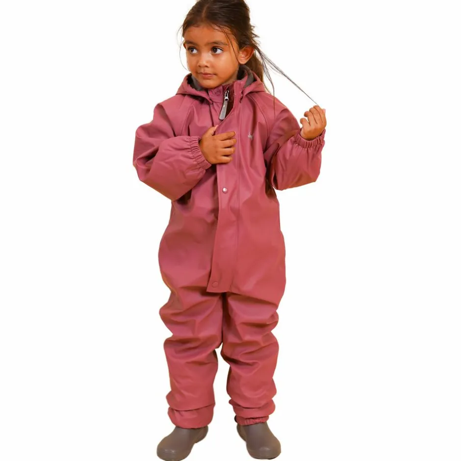 Discount Impala Moss Børne Regndragt m. fleece - Crushed Berry