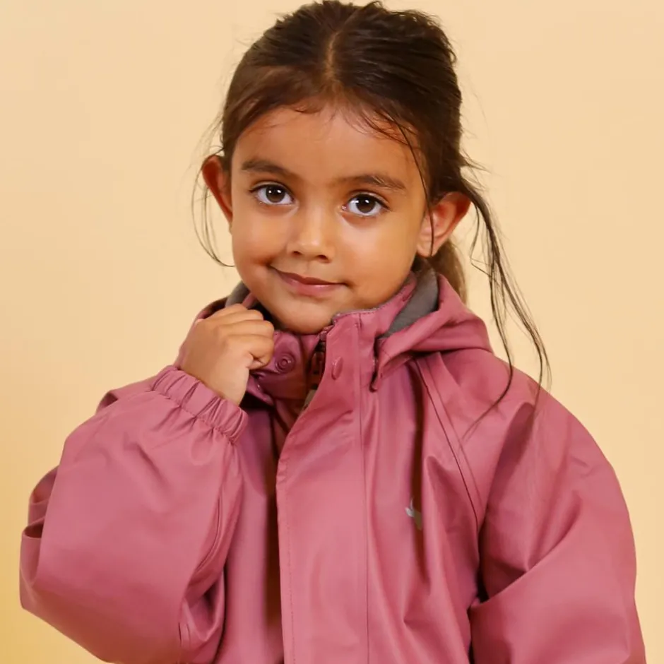 Discount Impala Moss Børne Regndragt m. fleece - Crushed Berry