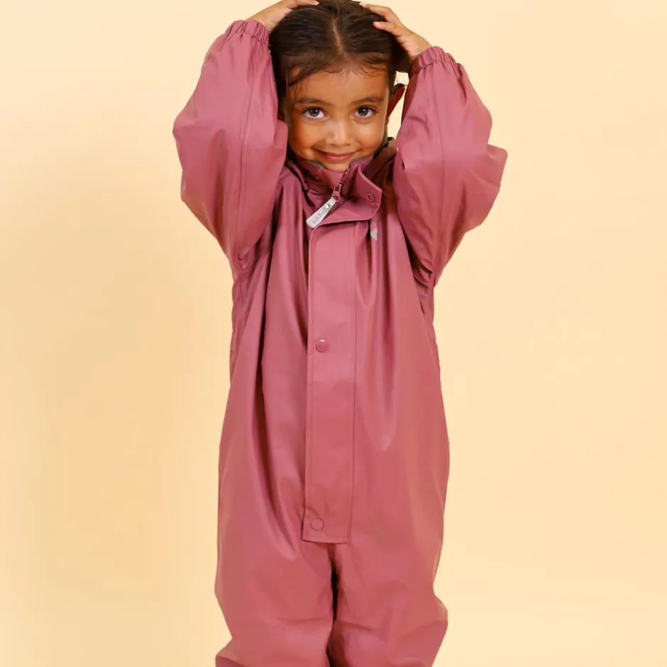 Discount Impala Moss Børne Regndragt m. fleece - Crushed Berry
