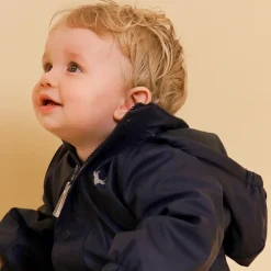 Outlet Impala Moss Børne Regndragt m. fleece - Blue Nights