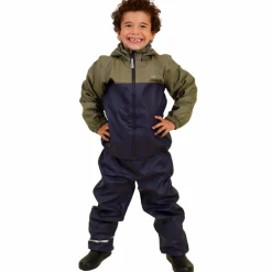 Sale Impala Moss Børne Regnsæt m. fleece - Blue Nights