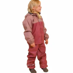 Clearance Impala Moss Børne Regnsæt m. fleece - Crushed Berry