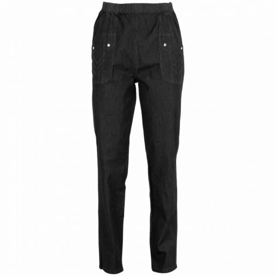 Hot J.S.T. For My Dame Bukser - Denim grey