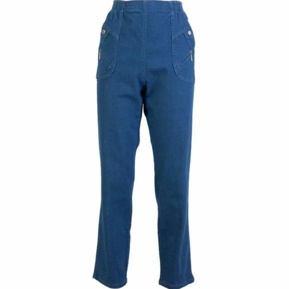 Online J.S.T. For My Dame Bukser - Denim Blue