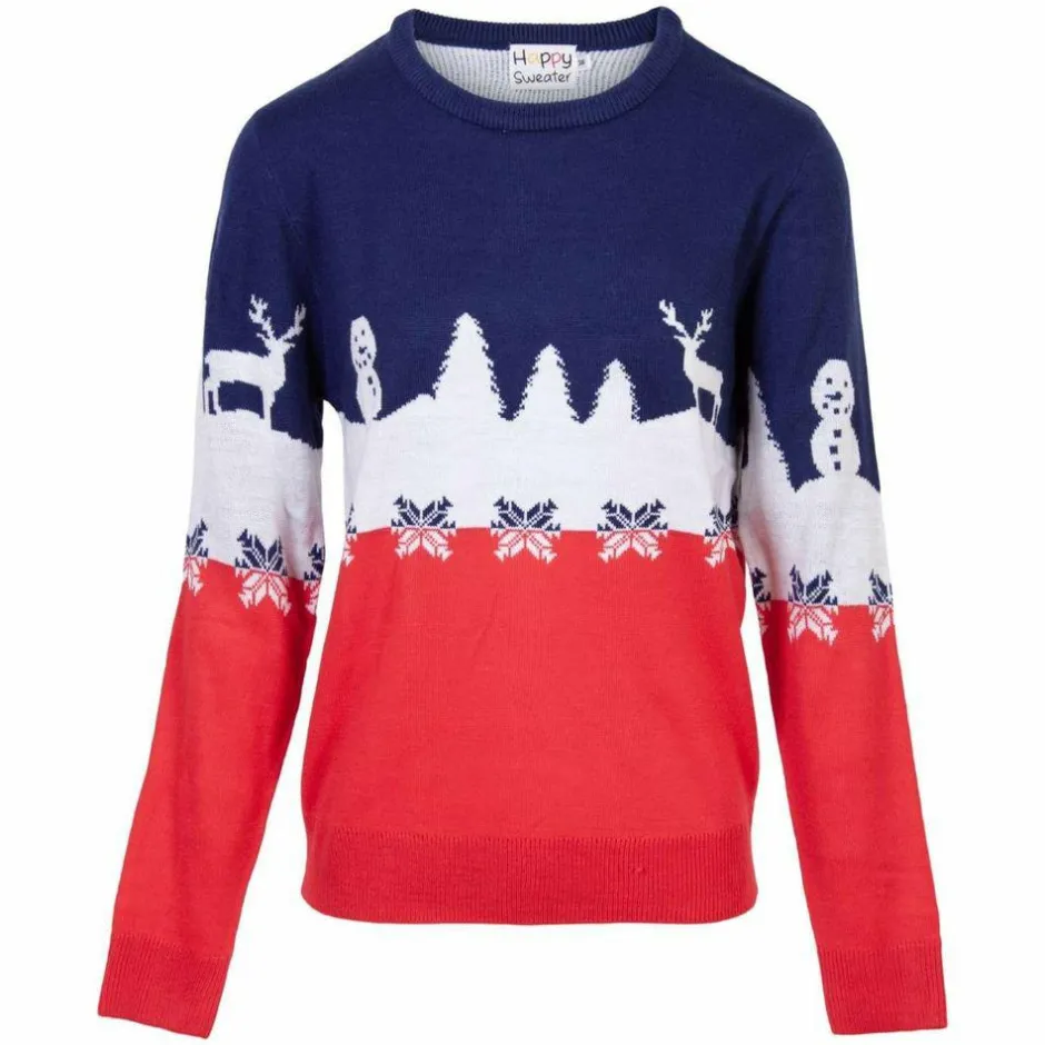 Best NN Jule Dame Striktrøje - Mørkeblå