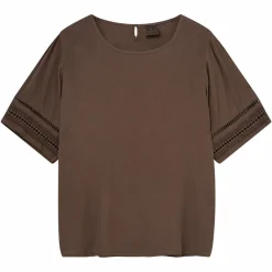 Hot Kopenhaken Bea Dame Bluse - Morel Brown
