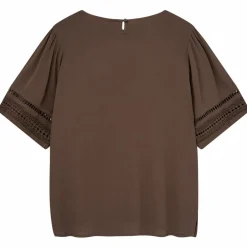 Hot Kopenhaken Bea Dame Bluse - Morel Brown