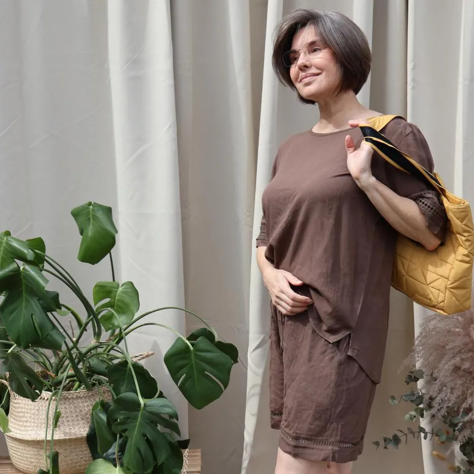 Online Kopenhaken Bea Dame Shorts - Morel Brown