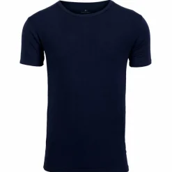 Outlet Kopenhaken Bertram Herre T-shirt i bambus - Navy