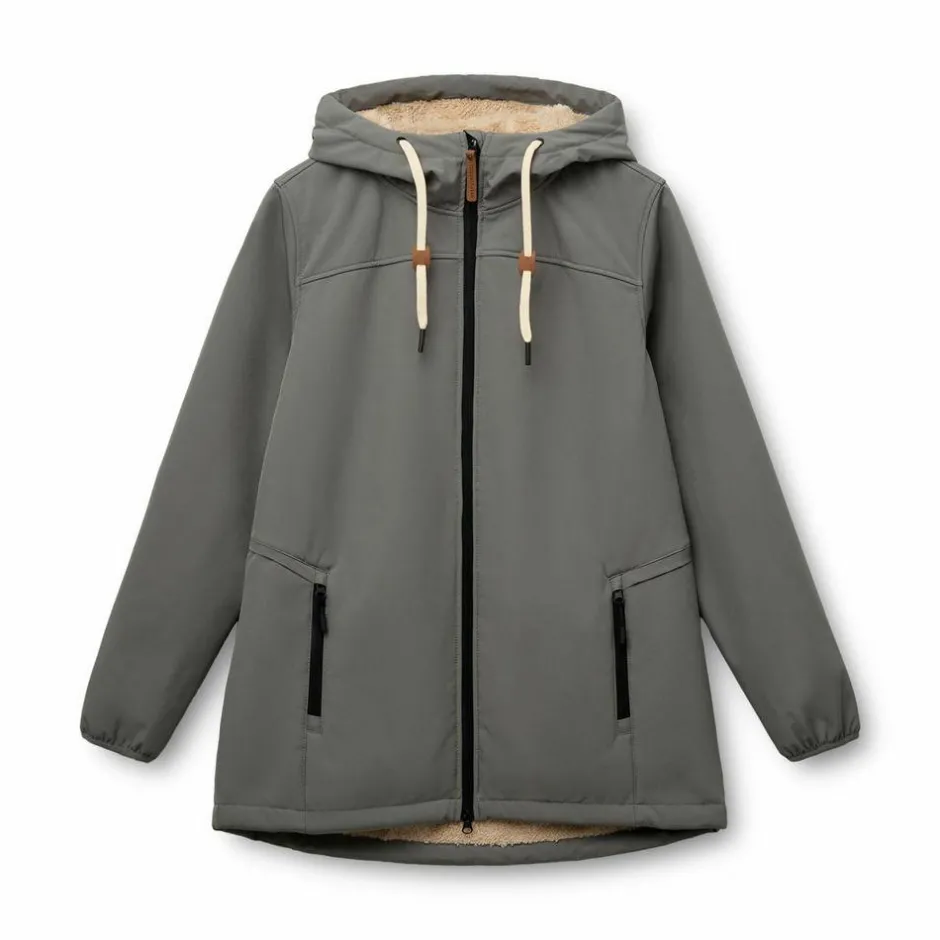 Online Kopenhaken Deltro Dame Jakke - Castor Gray