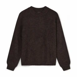 Online Kopenhaken Svelmø Dame Striktrøje - Earth Brown