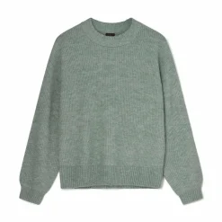 Outlet Kopenhaken Svelmø Dame Striktrøje - Iceberg Green