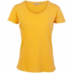 Sale Kopenhaken Via Dame T-shirt i økologisk bomuld - Ochre