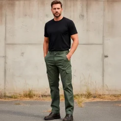 Best Lanzans Herre Cargobukser - Green