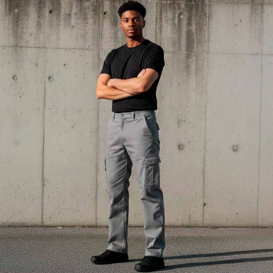 Best Lanzans Herre Cargobukser - Light Grey