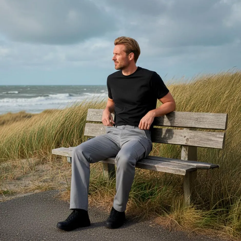 Best Lanzans Herre Cargobukser - Light Grey