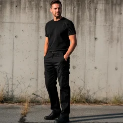 Online Lanzans Herre Cargobukser - Black