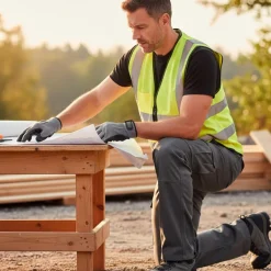 Outlet Lanzans Herre Cargobukser - Grey