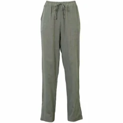 Best NN Leonora Dame Bukser i hørmix Plus Size - Green