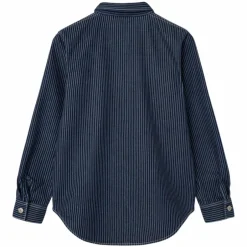 Discount LMTD Børne Skjorte - Dark Blue Denim