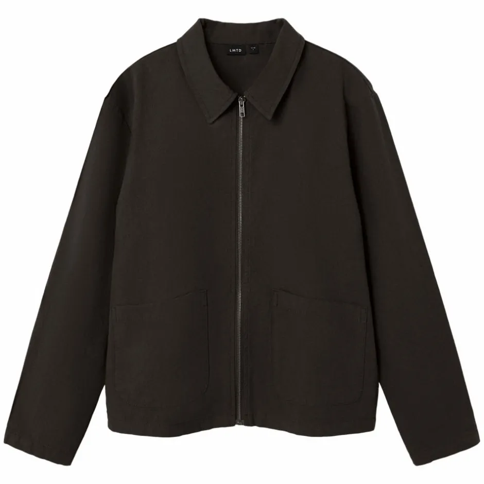 Sale LMTD NLMNANSONO Børne Skjorte i hørmix - Black