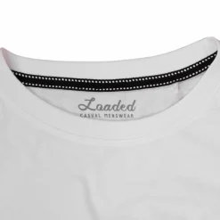 Discount Loaded Belfast Herre T-shirt Plus Size - White