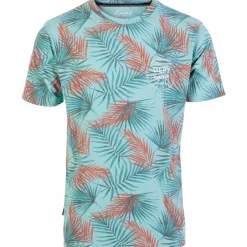 Best Loaded Herre T-shirt - Aqua Palmes AOP