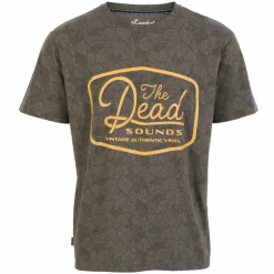 Best Loaded Herre T-shirt Plus Size - Asphalt AOP Leaves